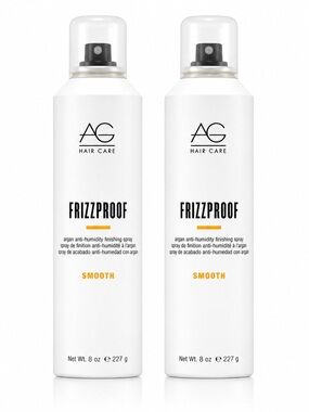 AG Hair Care Frizzproof Anti-Humidity Finishing Spray 8 oz Duo 2 Pack